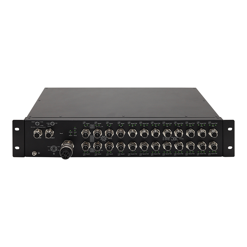 M12工業(yè)級2U機架式以太網交換機