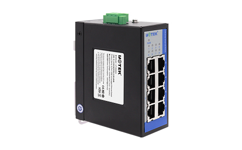工業級以太網交換機_UT-6408SA 8口百兆非網管型以太網交換機