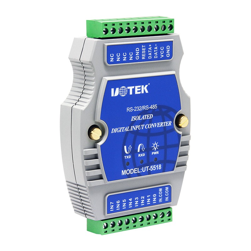 數字量8通道光隔濕接點I/O輸入模塊